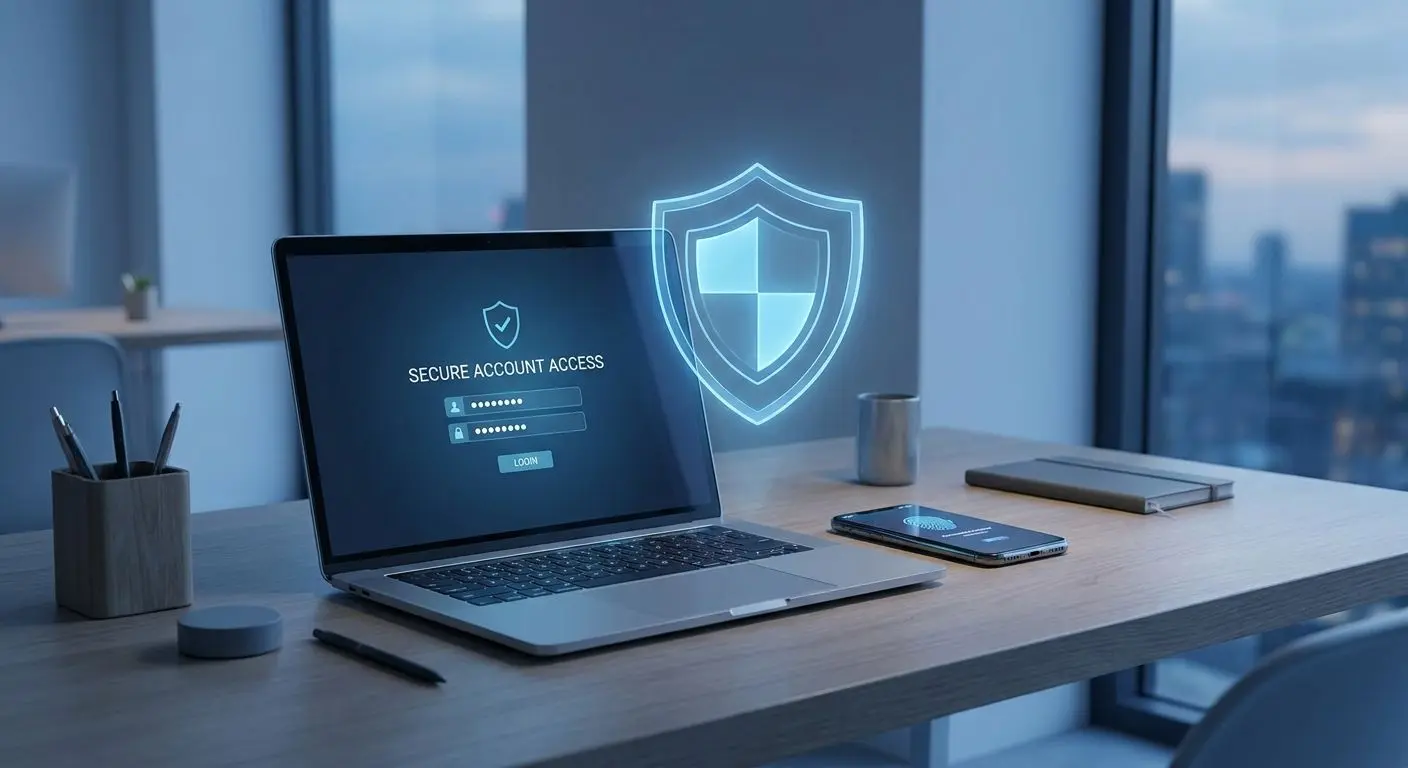 Conceito de segurança no acesso à conta online