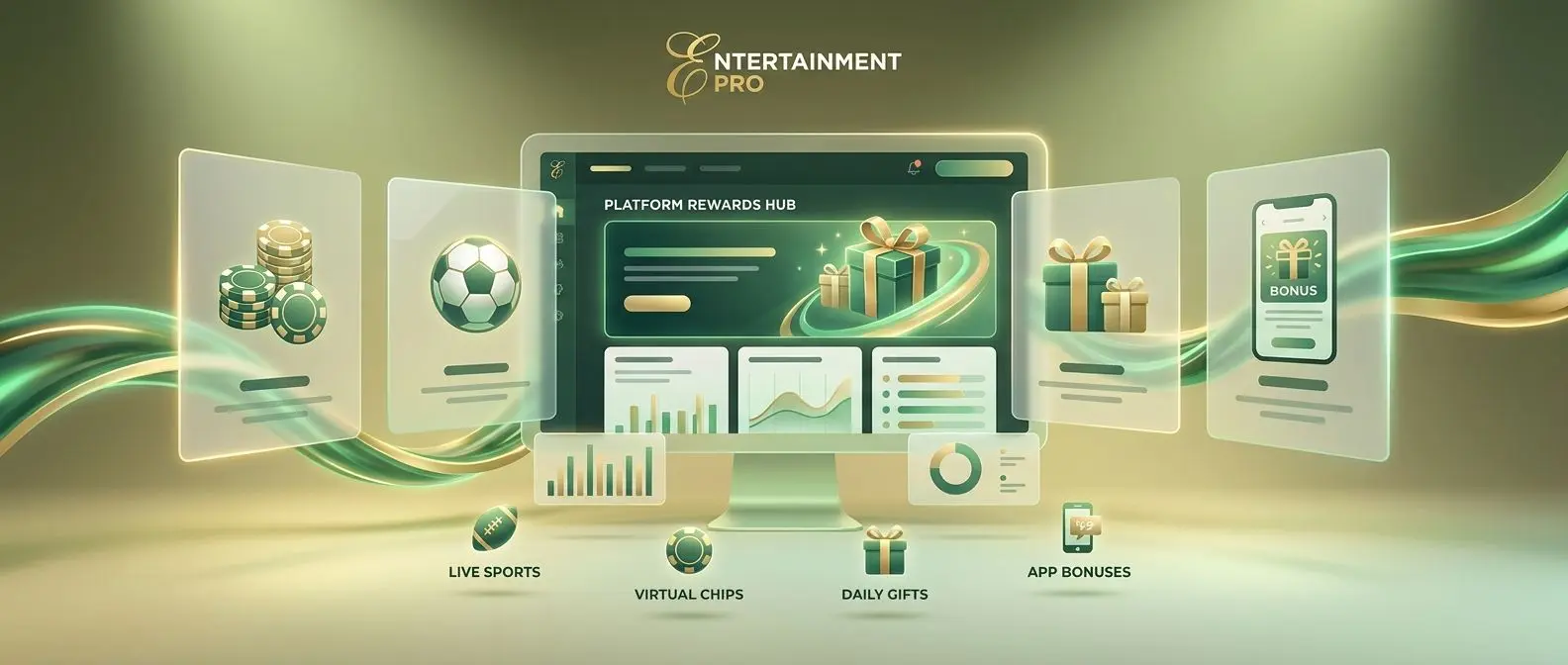 Visão geral das promoções Solverde com elementos de jogos e desporto