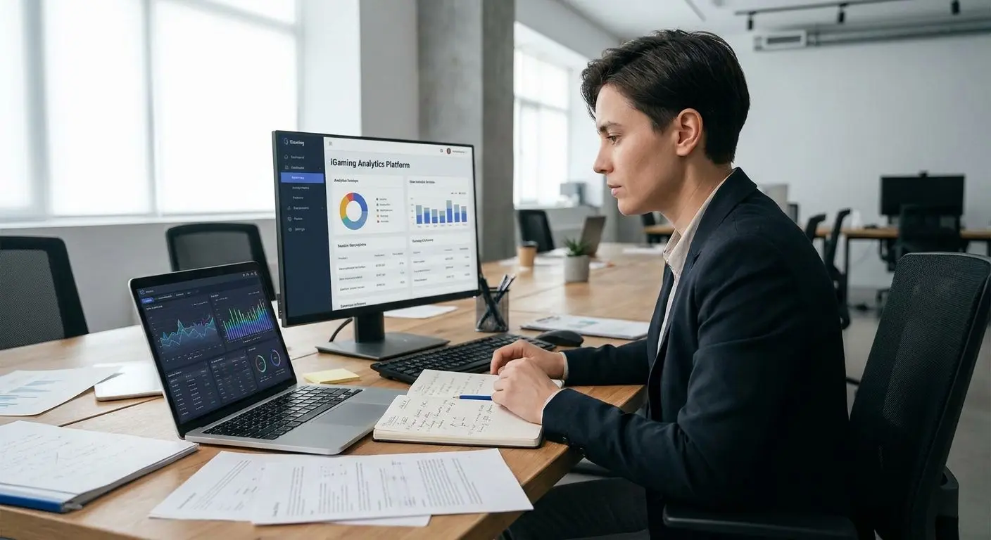 Especialista a analisar processos de registo online