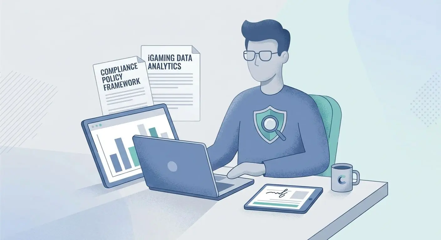 Ilustração de especialista em transparência e análise de plataformas online